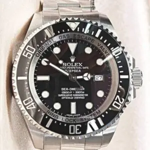 Rolex 鋼自動日曆黑圈黑面深潛Deepsea REF:116660