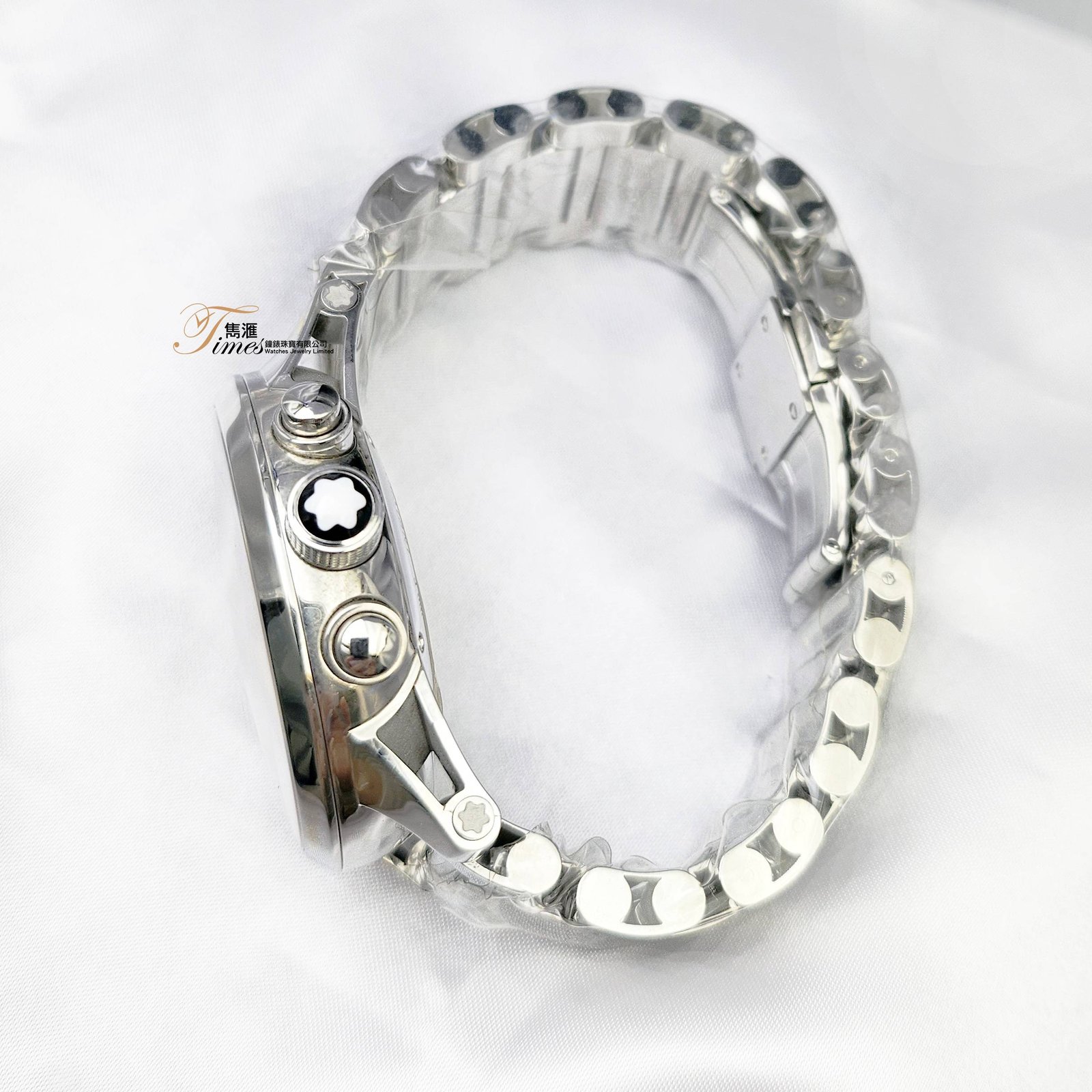 Montblanc 鋼自動日曆米面計時雙數目字透底鋼帶timewalker系列(43mm) - Image 4