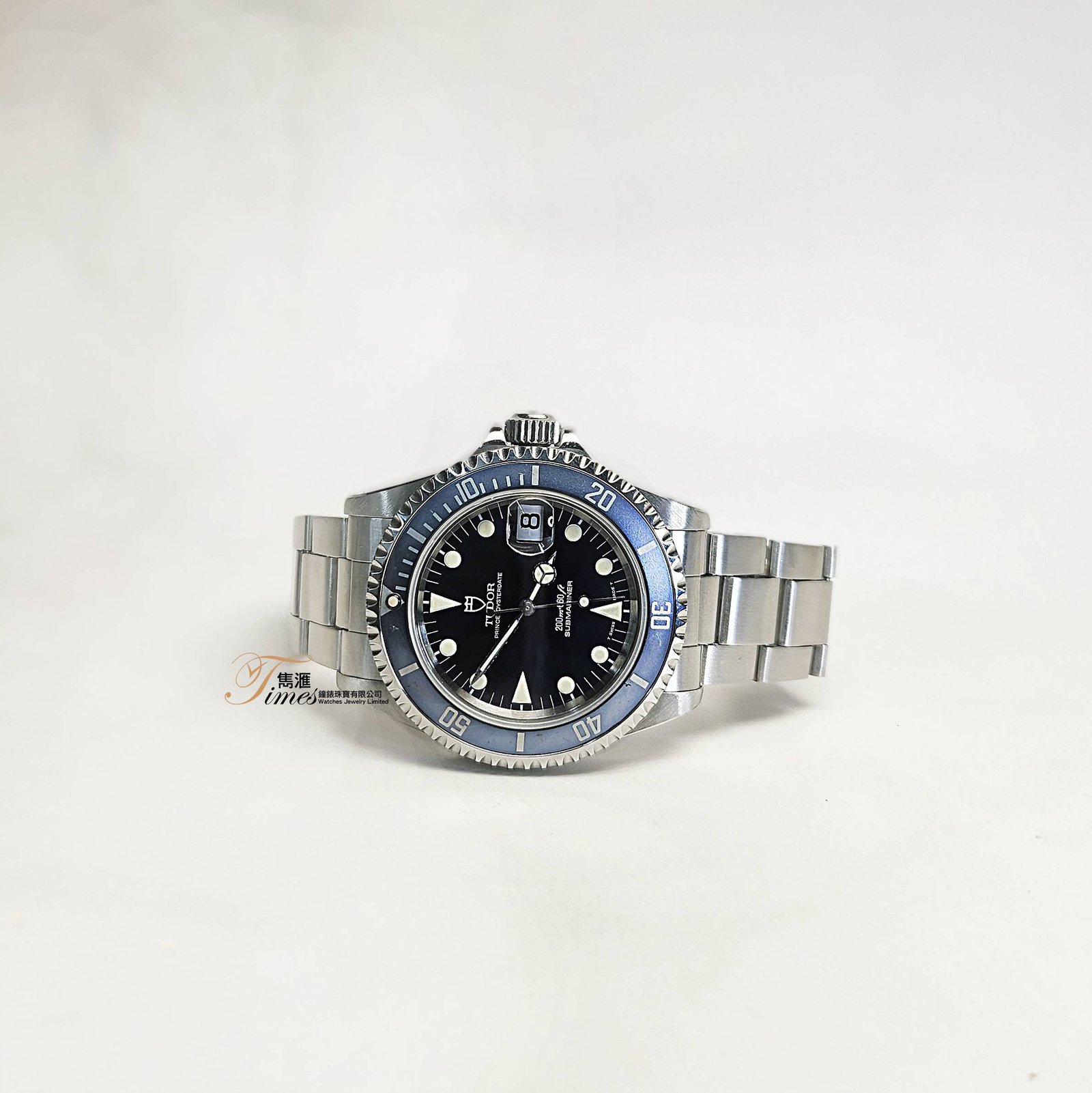 Tudor 鋼自動日曆藍圈藍面潛水膏藥字勞霸勞底 Prince Oysterdate Submariner Ref:79190 - Image 2