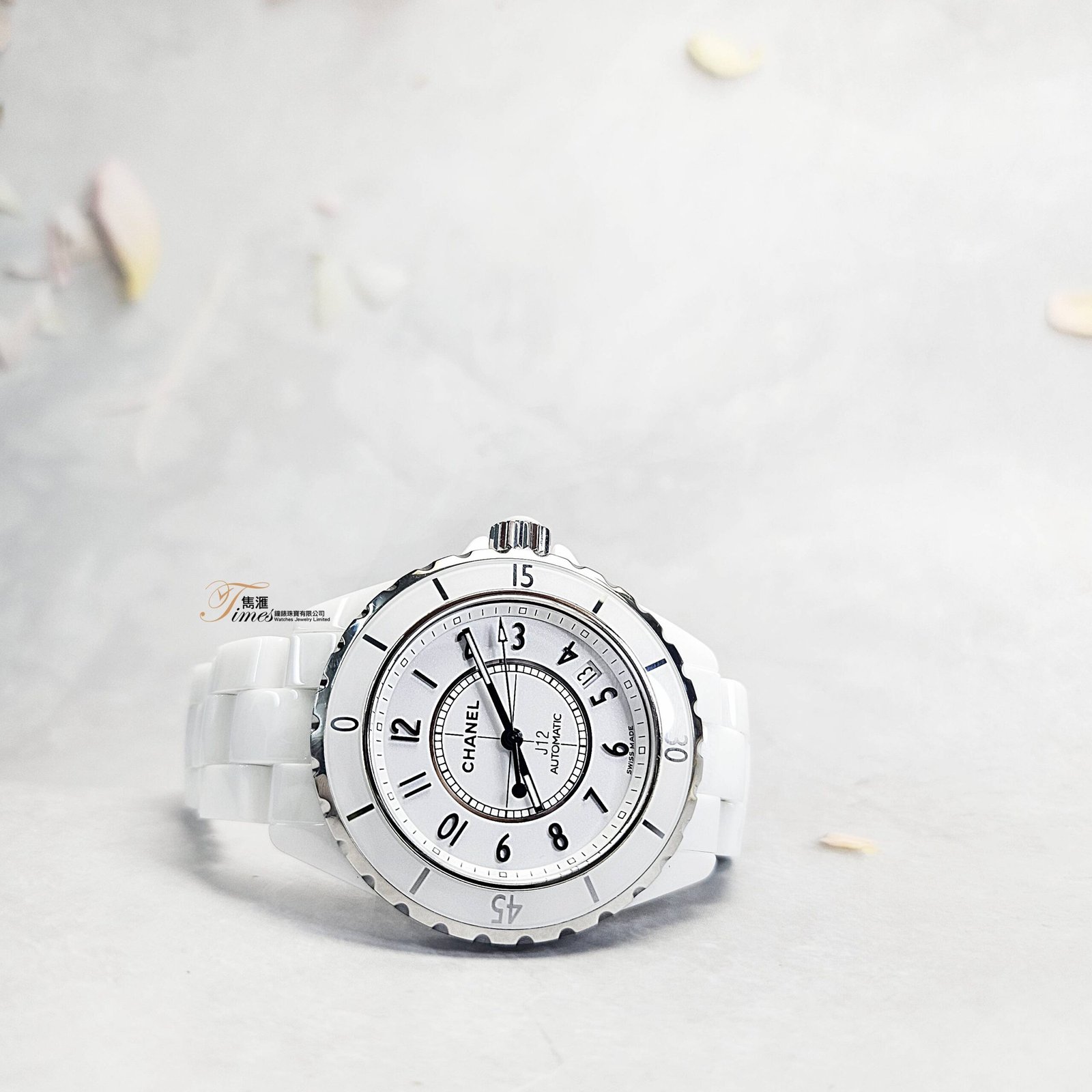 Chanel 白陶瓷自動日曆白面J12白陶瓷帶(38mm) - Image 2
