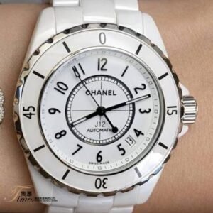 Chanel 白陶瓷自動日曆白面J12白陶瓷帶(38mm)