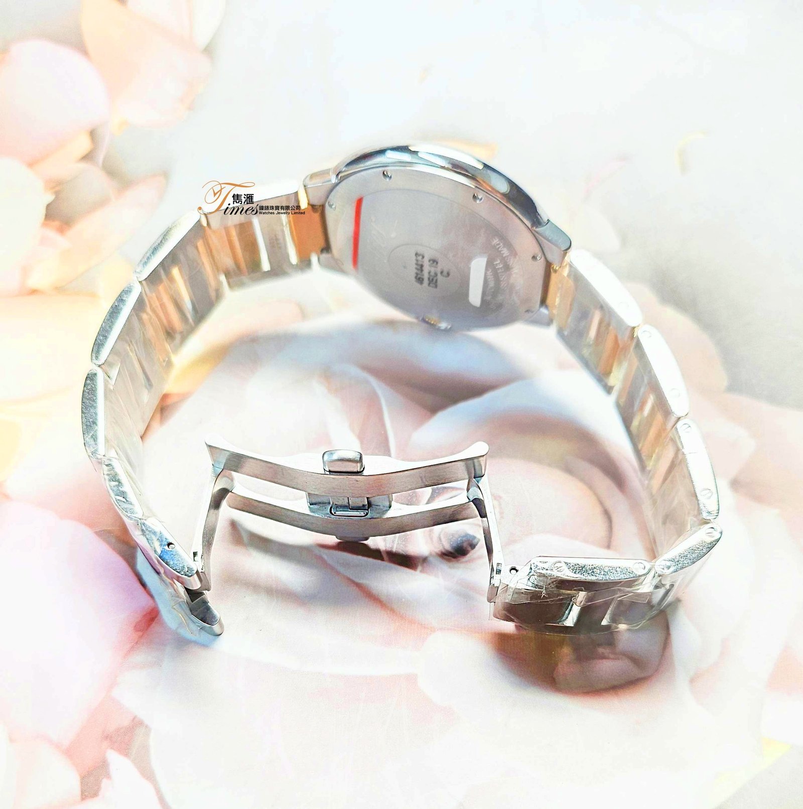 Cartier 金鋼自動日曆米面羅馬字原裝帶大裝Ballon (42mm) - Image 4
